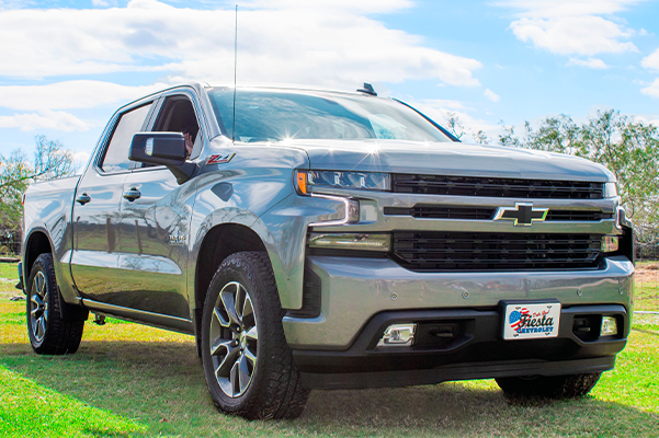 chevy silverado outside on a sunny day