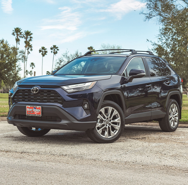 Bert Ogden Toyota parked outside on a nice day
