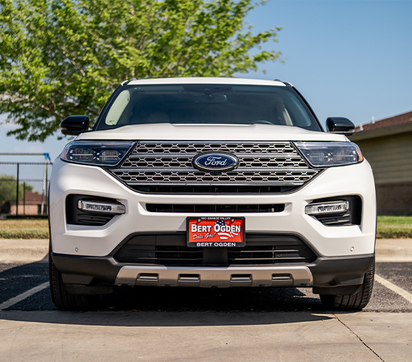 Front view of a Bert Ogden Ford SUV