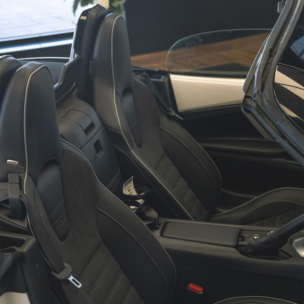 Interior view of the Mazda MX-5 Miata
