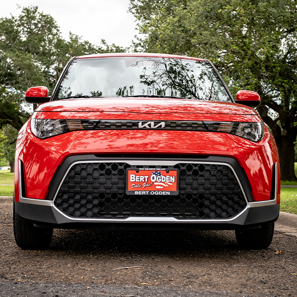 Front view of a Kia Soul