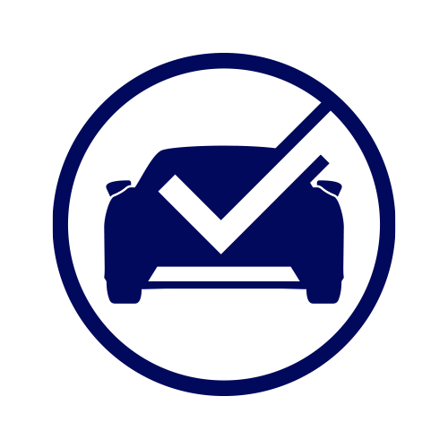 car with check icon