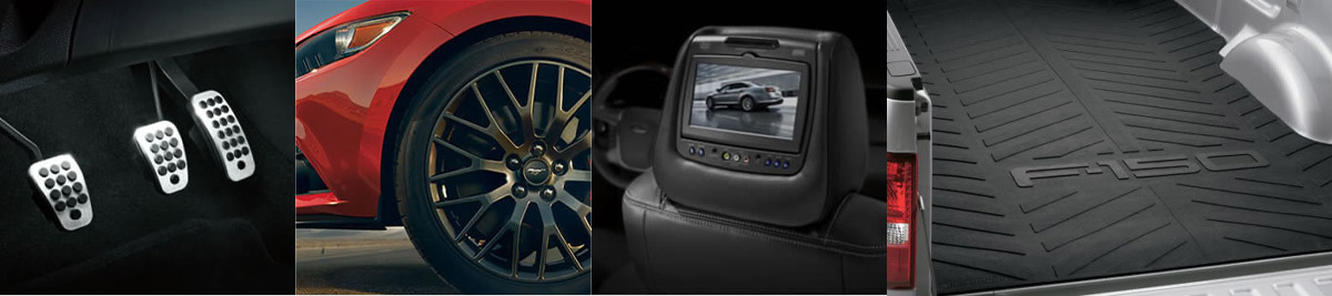 image of multiple ford accessories for your vehicle