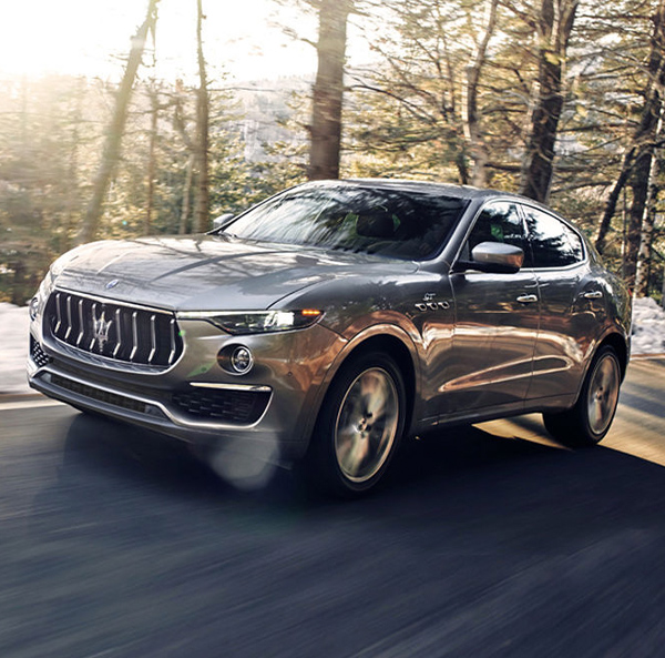 Maserati Levante driving on highway